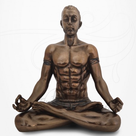 Body Talk - Homme Assis Lotus, Yoga